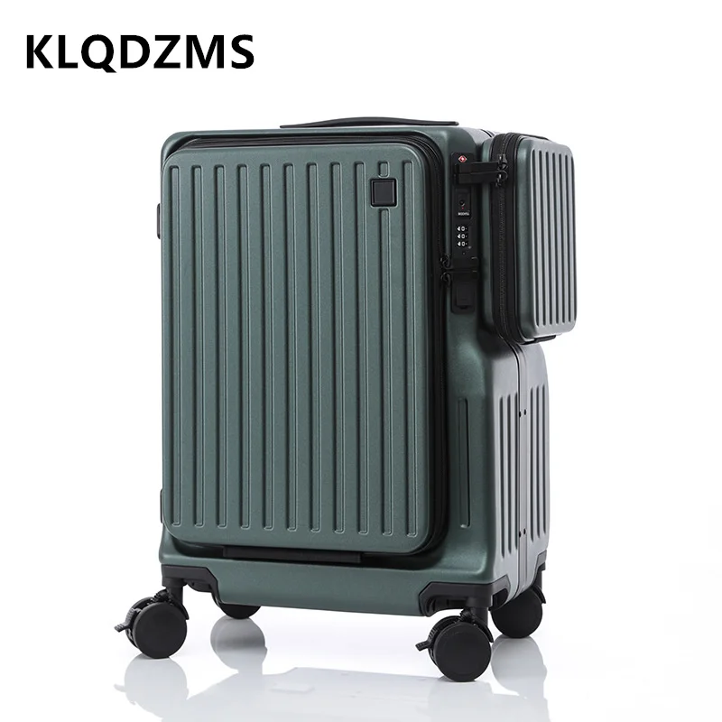 KLQDZMS borsa da viaggio per bagagli apertura anteriore custodia per Laptop custodia per Trolley multifunzionale in ABS valigia con cerniera da 20