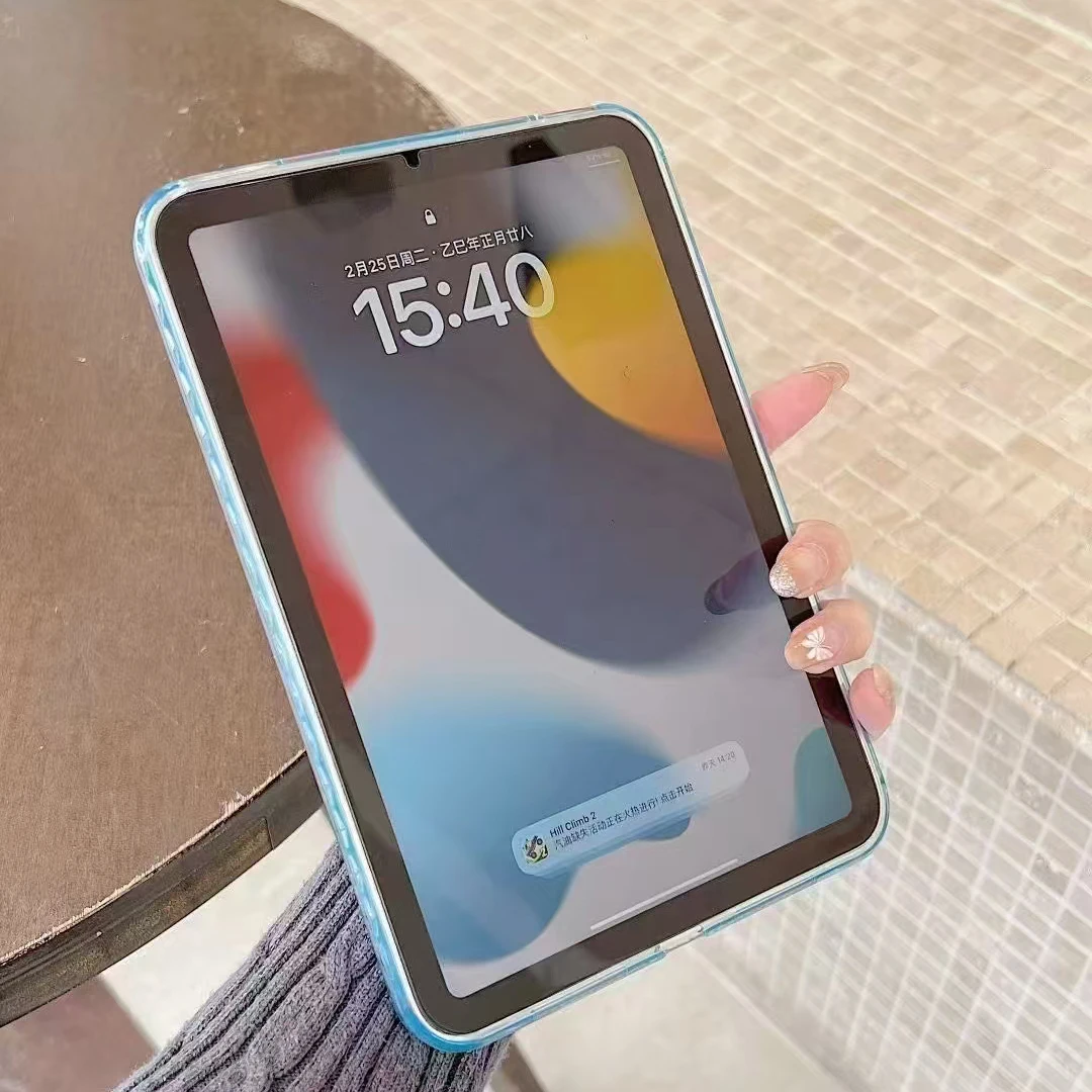 Чехол для планшета iPad Pro 2024 11 Чехлы Air 3 4 5 6 7 8 9 10 поколения 10,9 дюймов Мини-прозрачный противоударный жесткий чехол