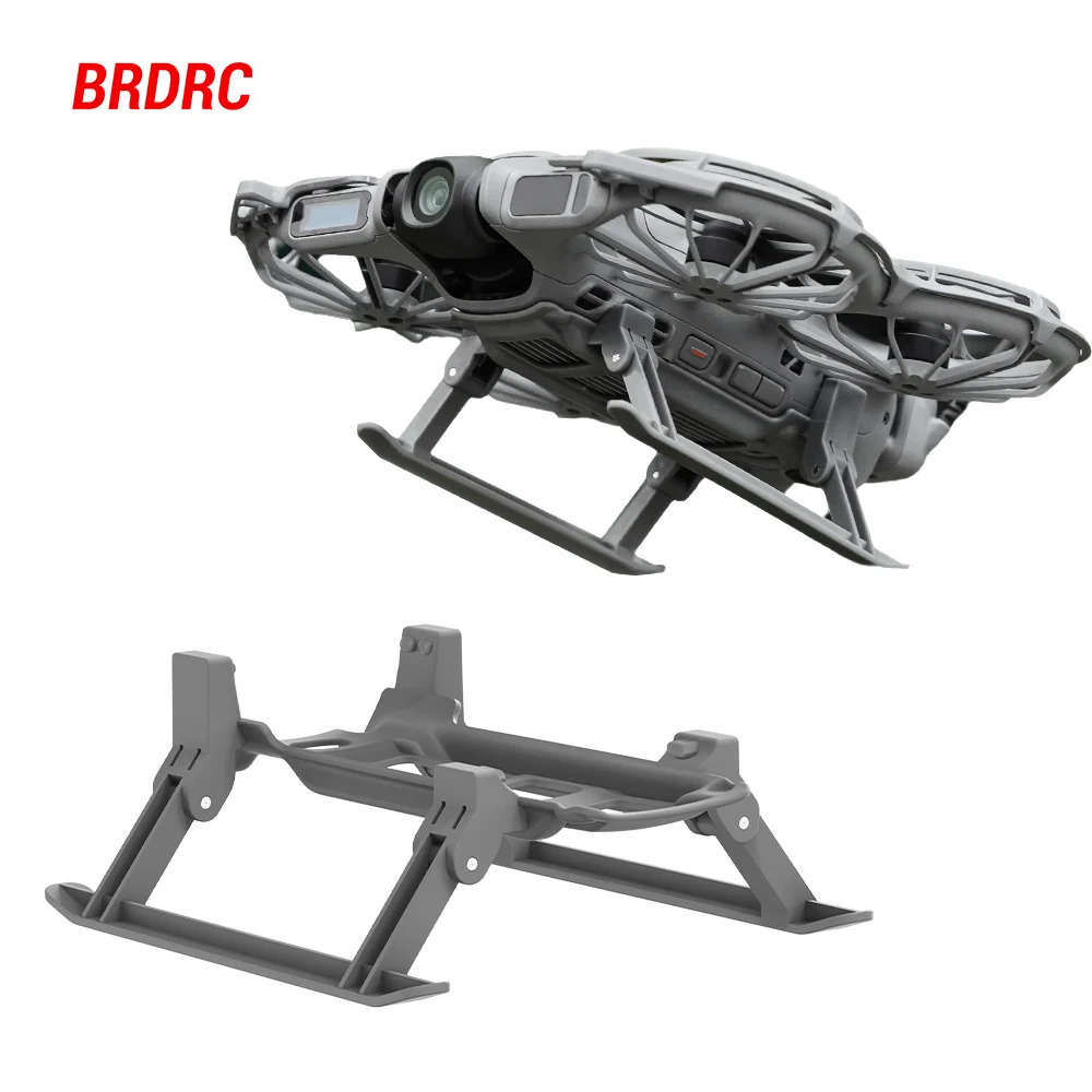 BRDRC Folding Landing Gear for DJI NEO 2 Drone Quick Release Increased Tripod Extension Leg Protector Accessory