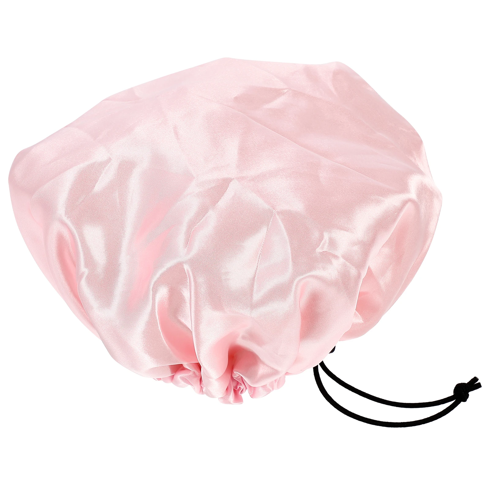 

Satin Double Layer Sleeping Cap Kids Double Layer Elastic Bonnet Child Nap Shower Sleep Hat Curly Hair Protect Keeps