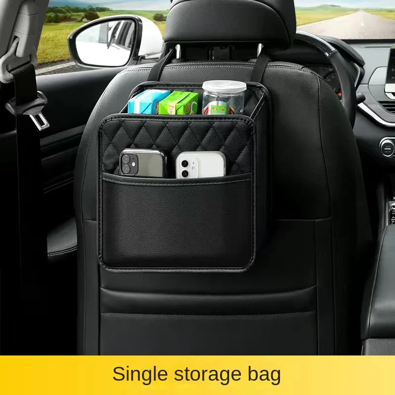 

Car seat back storage multi-functional storage box; car rear seat back storage box, trash hanging bag; car interior decoration
