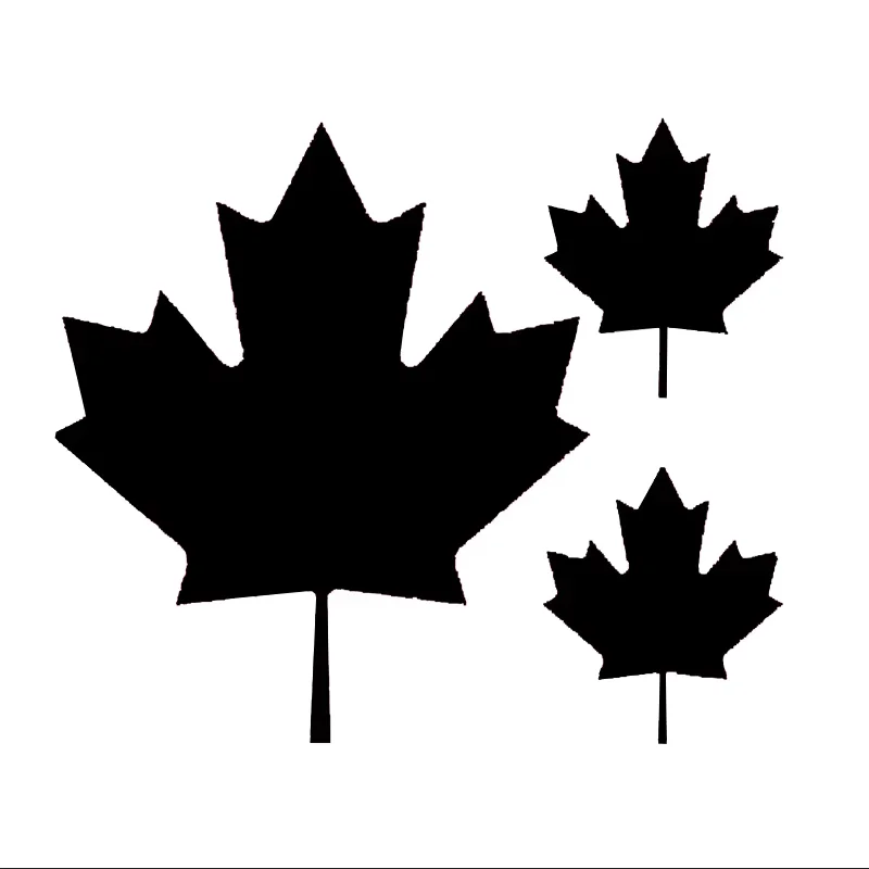 20 * 17cm Canadian Maple Leaf Classic Design, Window Bumper, Motorcycle Accessories Decoration, Vinyl Car Stickers