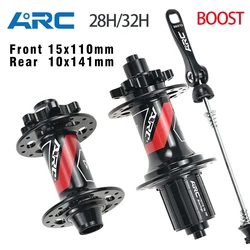 ARC MT009 BOOST Front 15x110 Rear 10x141 Bike Hubs MTB Mountain Bike Hubs 28H 32H Disc Brake Bcycle Hub HG MS XD Freehub Body