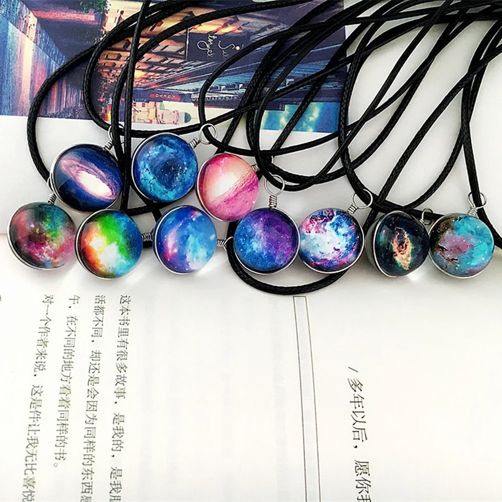 

10Pcs 14mm Crystal Gemstone Pendant High Polished Smooth Surface Comfortable Wear DIY Jewelry Necklace Accessories