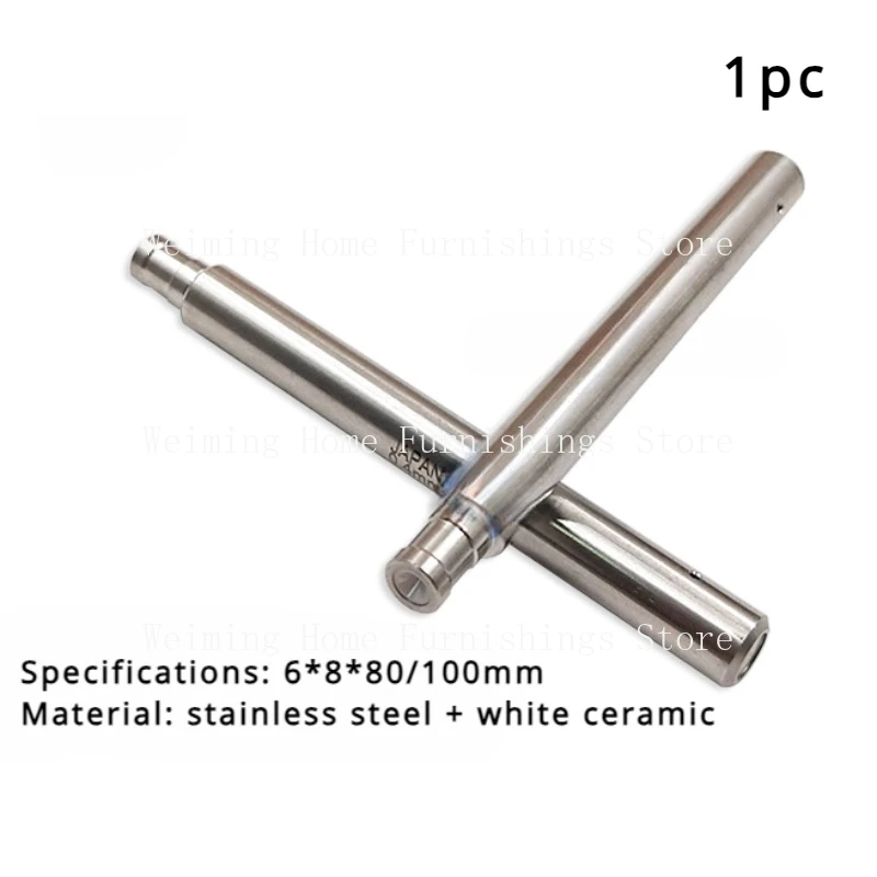 Prolong Length 80/100mm Ceramic Pipe Guide Ø8xØ6x80/100Lmm Electrode Guide for EDM Drilling Machine , 1pc