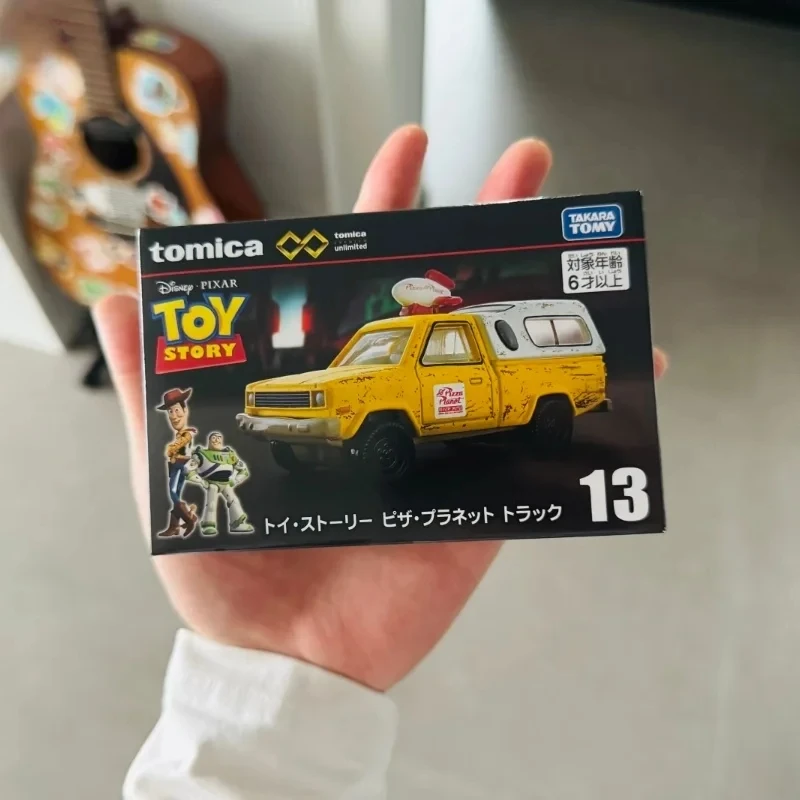 

Takara Tomy Tomica Unlimited Pixar Toy Story Pizza Planet Delivery Truck Alloy Diecast Collectible Vehicle Model