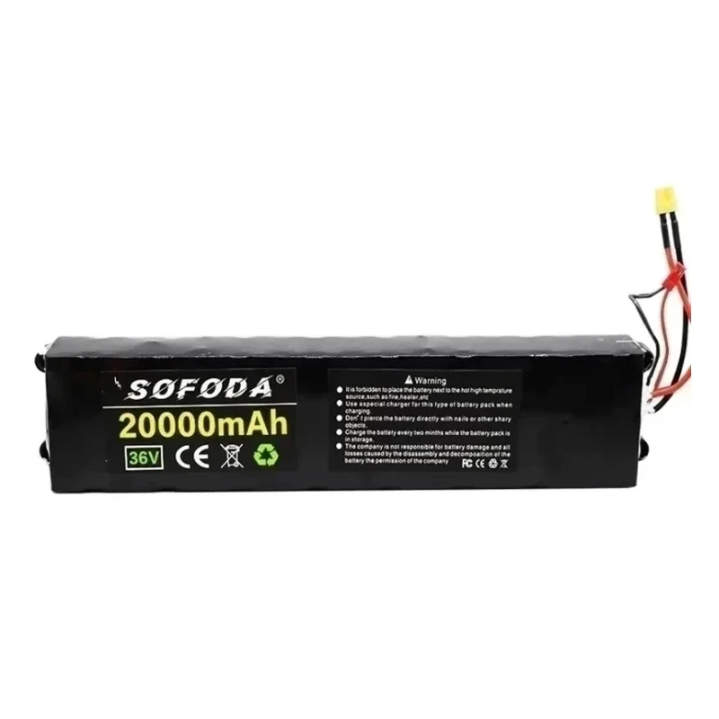 30Ah 36V18650 Rechargeable lithium Battery pack 10S3P 500W High power for Modified Bikes Scooter Electric Vehicle,With BMS XT30