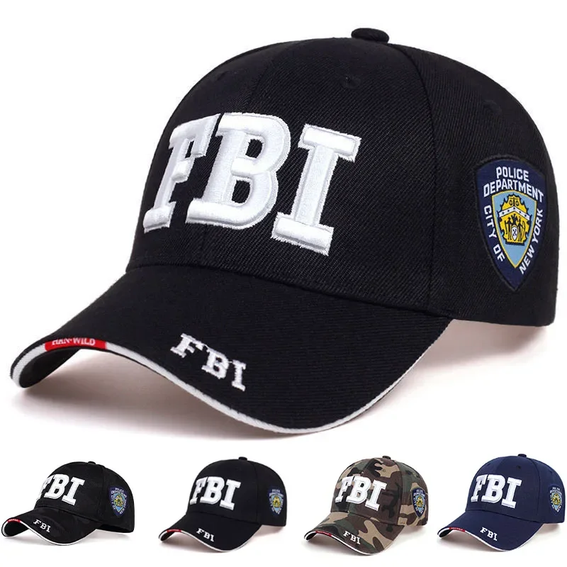 Gorras de béisbol con letras de moda Kanye FBI para hombre y mujer, viseras deportivas, gorras snapback, sombrero para el sol, gorras masculinas