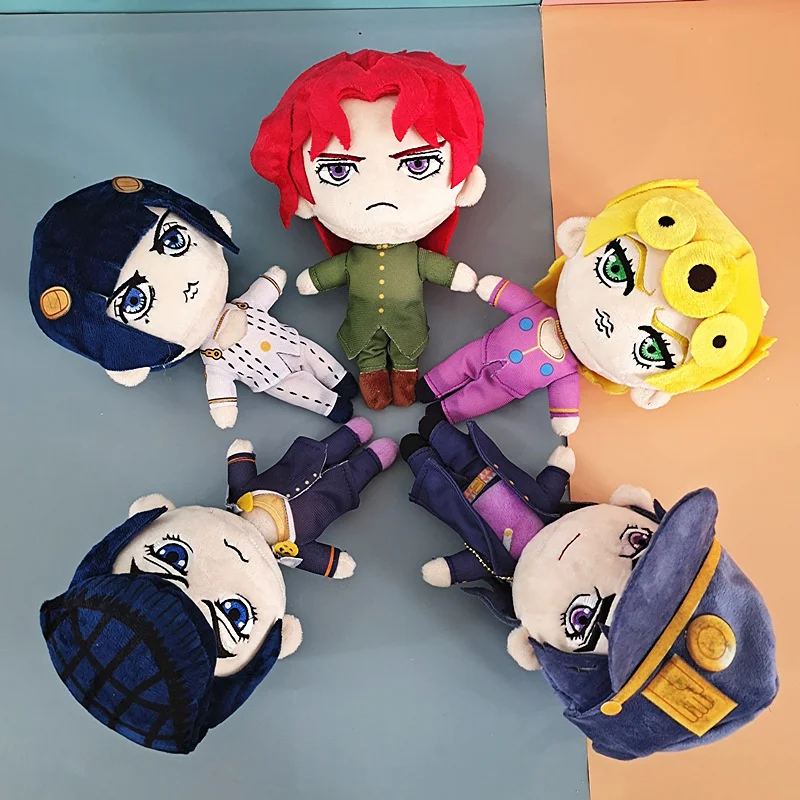 JoJos Bizarreing Adventures Plush Doll Toy Josephs Joestars Kujo Jotaro Josuke Cute Soft Stuffed Pillow Birthday Gift