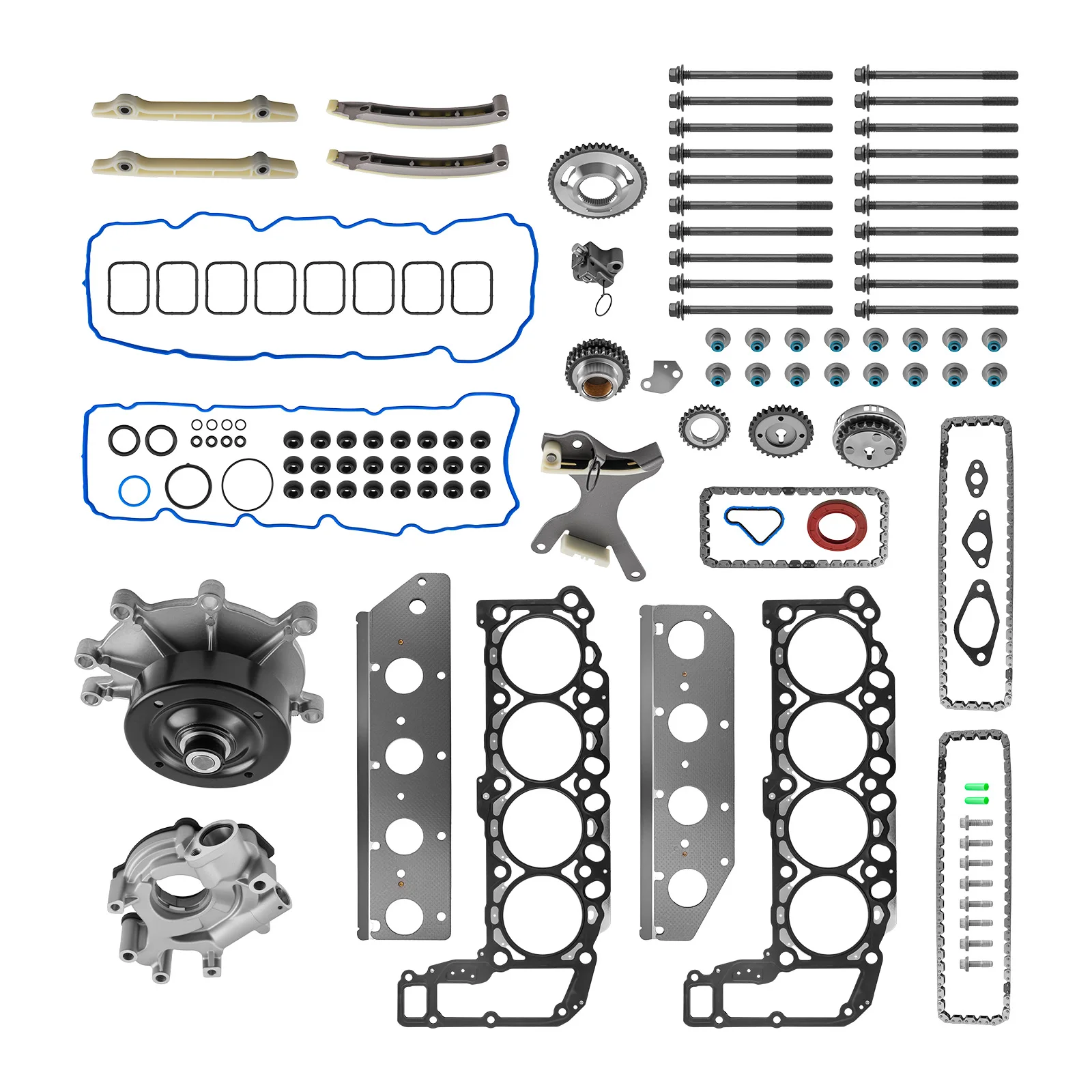

Water Pump Timing Chain w/ MLS Gasket for Jeep Grand Cherokee 4.7L V8 2008-2010