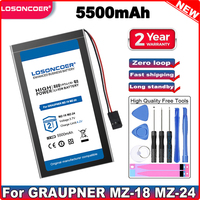 LOSONCOER 5500mAh Battery For GRAUPNER MZ-18 MZ-24 Model Aircraft Remote Controller Accumulator AKKU Batteries