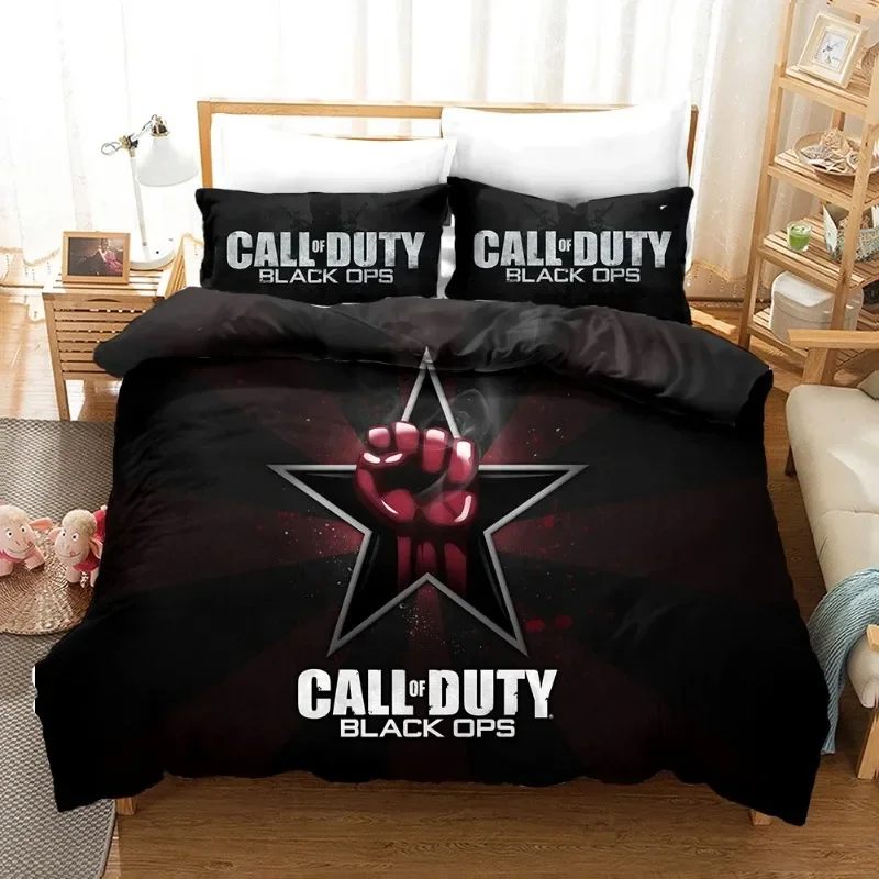 Game Call Duty 3D Printed Duvet Case Pillowcase Bedding Set Twin Full King Size for Kids Adults Bedroom Decor