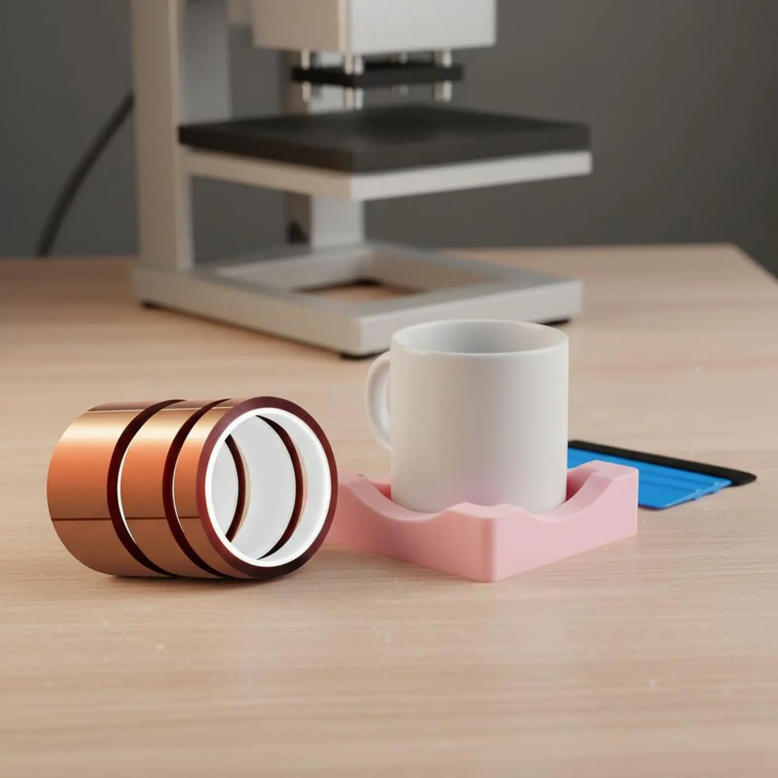 

5 Pieces Vinyl Application Tool Kit Leaves No Residue Tumbler Cradle Set Mug Holder Cradle Two-Angle Angle Design Mug Crafting