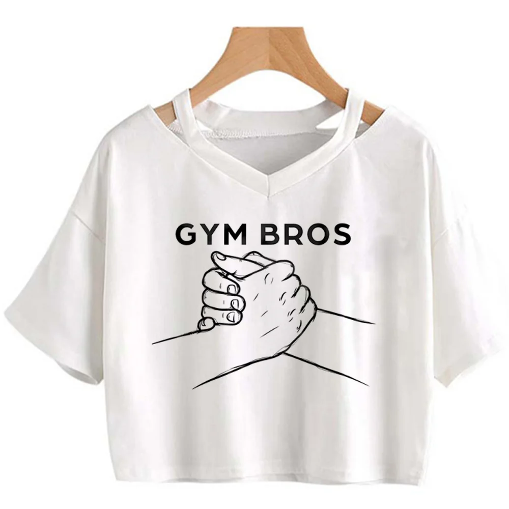 Crossfit t shirt women Y2K t-shirts female funny y2k harajuku clothes