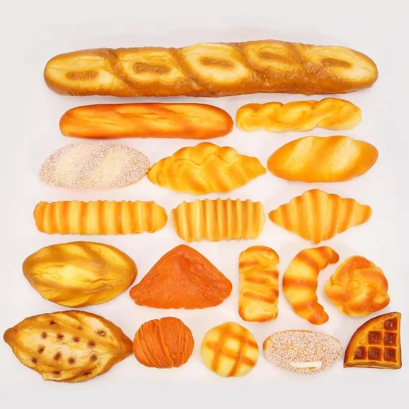Generic Squeeze Toy Slow Rising Scented Simulated Bread Soft Stress Anxiety Relief Fidget Toy For Adults Kid Party Gifts