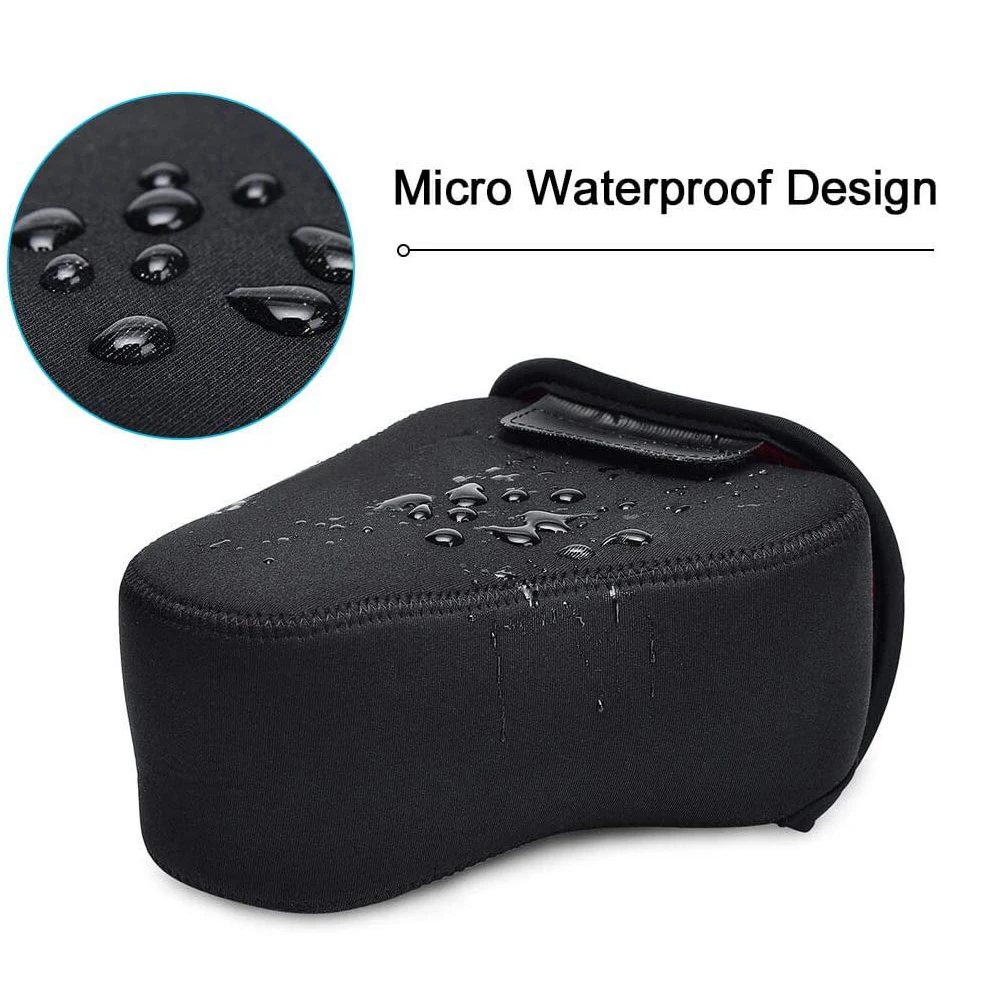 Waterproof Velour Neoprene Soft Case Camera Bag for Canon EOS 850D 800D 760D 750D 700D 77D 70D 600D SL3 SL2 T100 T7 T7i T6 T5 T3