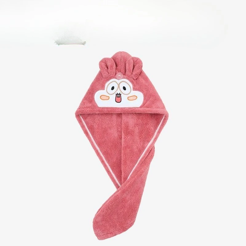 Dry Hair Towel Household Double-layers Waterproof Thick Women's Oilproof Shampoo Bathing Hat Wash Make-up Head Cover Hair Bonnet view 2