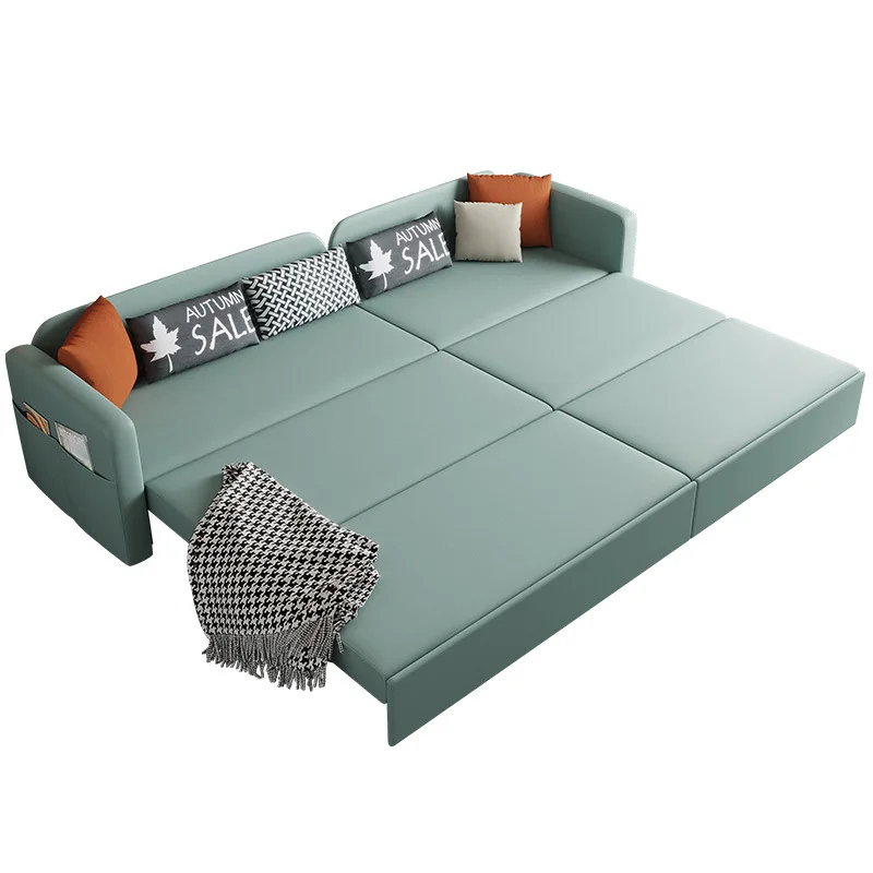 

Technology cloth sofa bed, small apartment multi-functional iron frame storage sofa, folding sofa bed dual-purpose