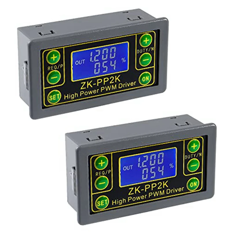 PWM Pulse Signal Generator ZK-PP2K, Period Delay Drive Module 3.3-30V 8A PWM Dimming Motor 2PCS