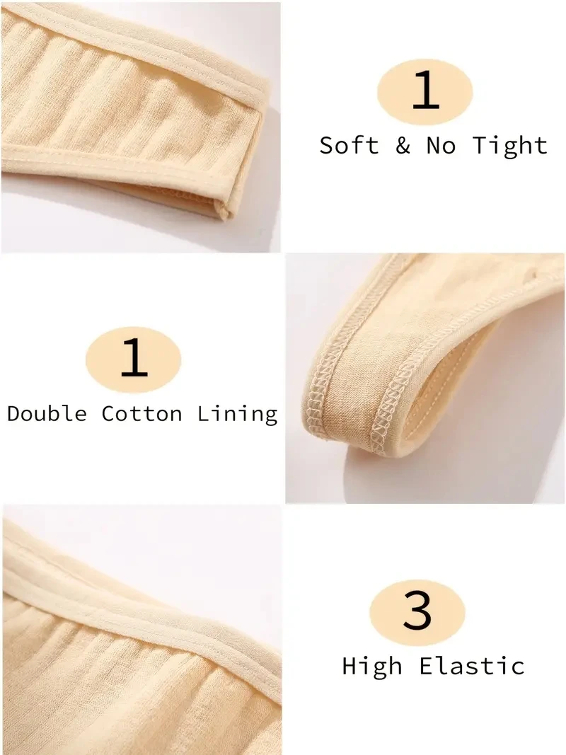 Women’s Cotton Thong Set 5