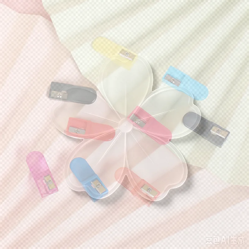 10PCS Portable Mechanical Pencil Lead 2.0 Refill Grinder Mini Jelly Color Plastic Pencil Sharpener For Children School Supplies