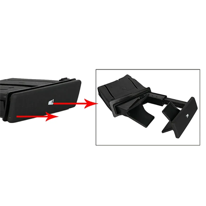 AS96-أسود حامل أكواب السيارة لوحة القيادة حامل الكأس ل-Polo 9N 2002 2003 2004 2005 2006 2007 2008 2009 2010 6Q0858602