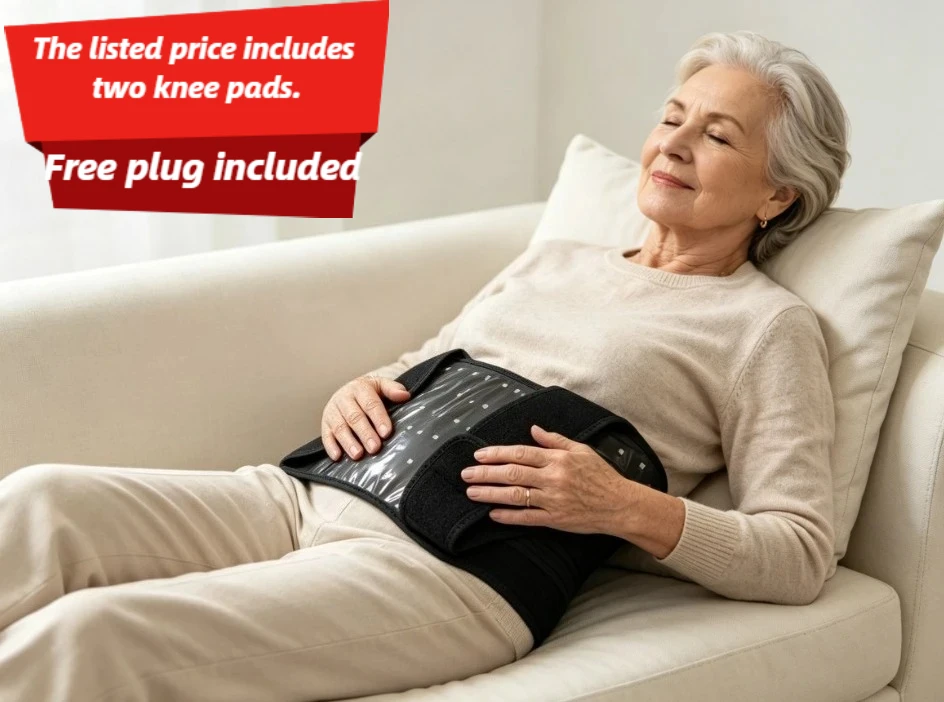 LED Pain Relief Belt – 660nm Red & 850nm Infrared Light Pad for Waist, Back, Abdomen, Knees, Wrists, Joints & Muscle Pain