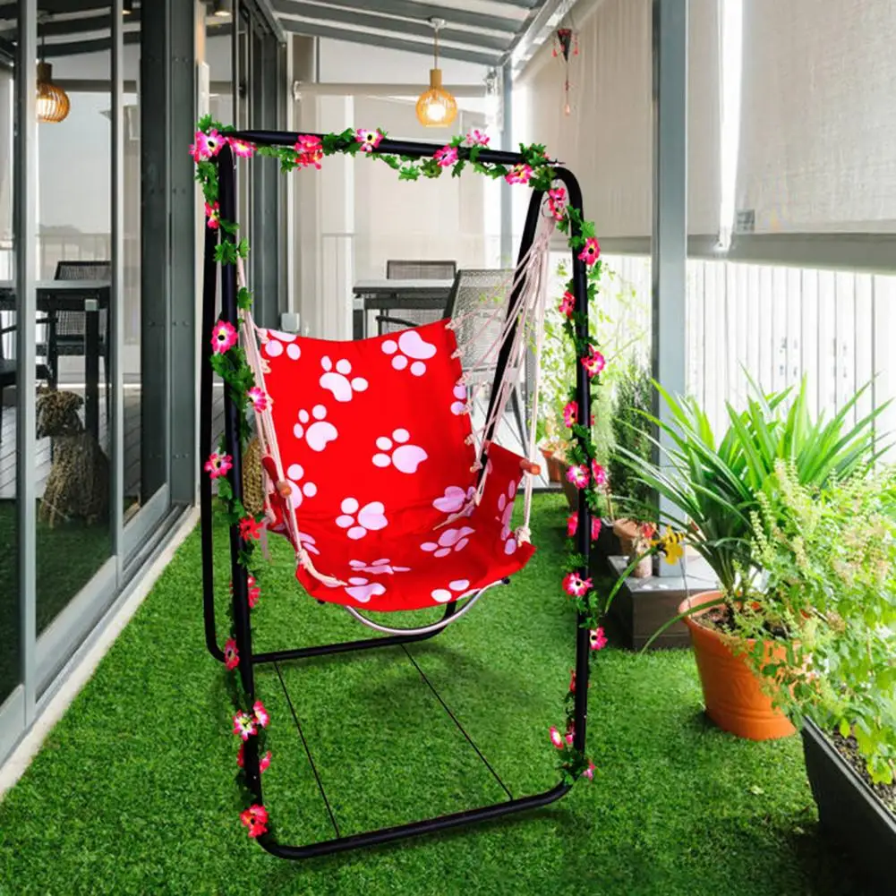 A-shaped Strong Load Bearing Anti-deformed Hammock Chair Stand Swing Seat Metal Support Rack (without Hammock Chair)