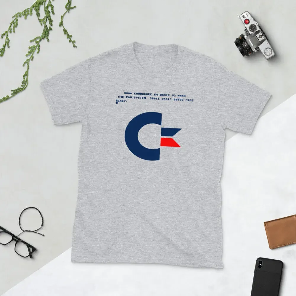 Commodore 64 Initial Screen retro video game C64 Short-Sleeve Unisex T-Shirt