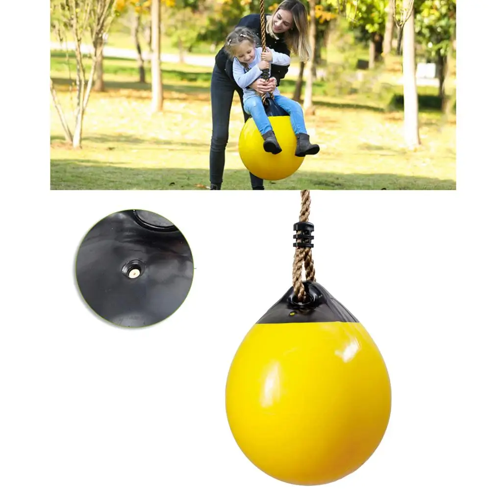 Schaukel Hänge sessel Ball Schaukel Sitz Rückens chaukeln Kleinkind Outdoor Kinder Hängematte Spielset für Hinterhof Spielzeug Set Zubehör