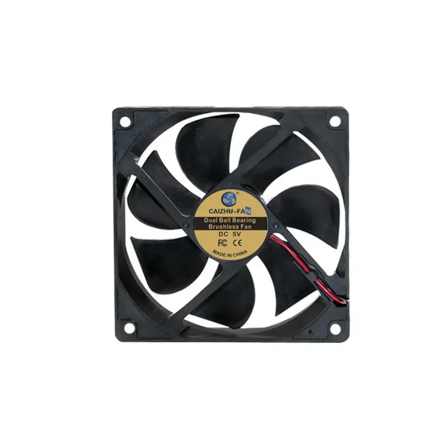 

L pa DC 12025 Вентилятор 5 В 12 В 24 В 120x120x25 мм ДВА Балподшипник Очиститель Компрессор Вентилятор 2400 об/мин 0,3 А с 2 контактами