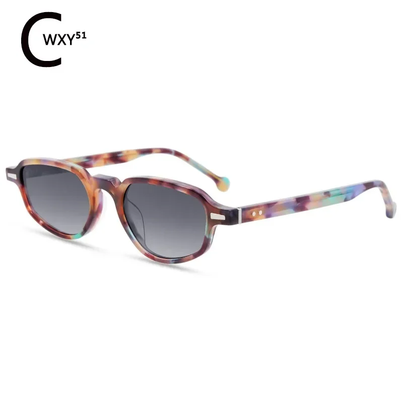 WXY⁵¹ Shop Vintage Small Frame Cat-eye Sunglasses Men's and Women's Fashion Trend Street Photography Single Luxury Sunglasses