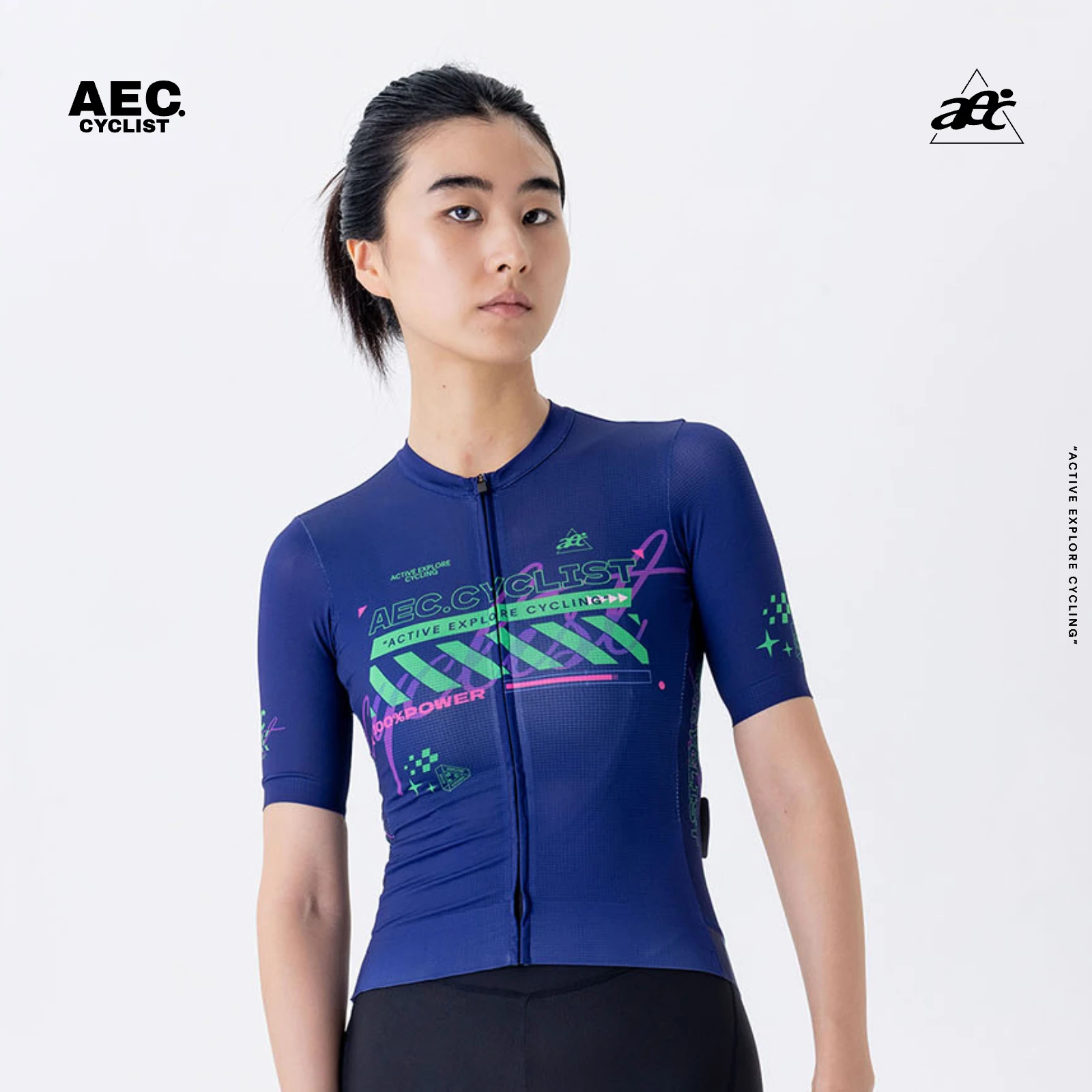 

aec Women's Short Sleeve Cycling Jersey | Prototype Series | 25 Styles | Lightweight Breathable Summer Road Bike Top