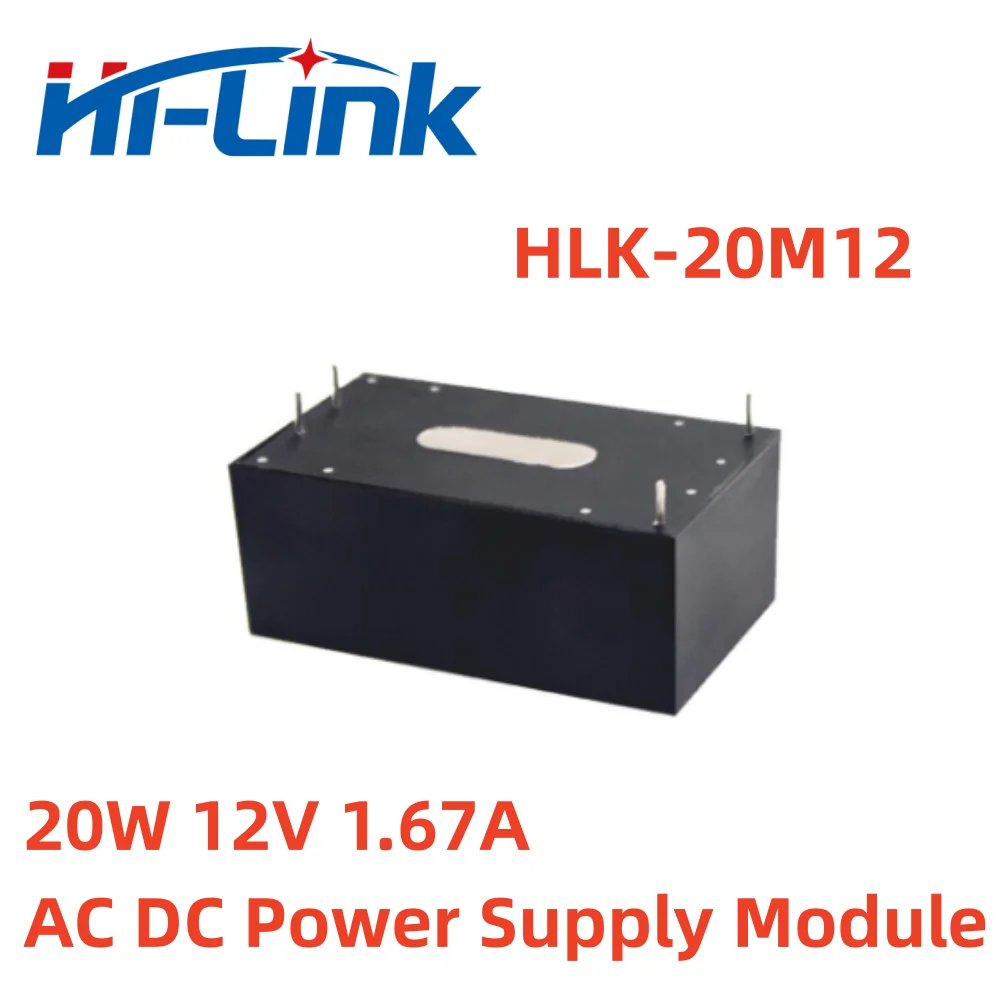 Hi-Link-HLK-20M12 AC DC 220V a 12V 20W, conmutador aislado, convertidor de circuito de fuente de alimentación, módulo de potencia inteligente