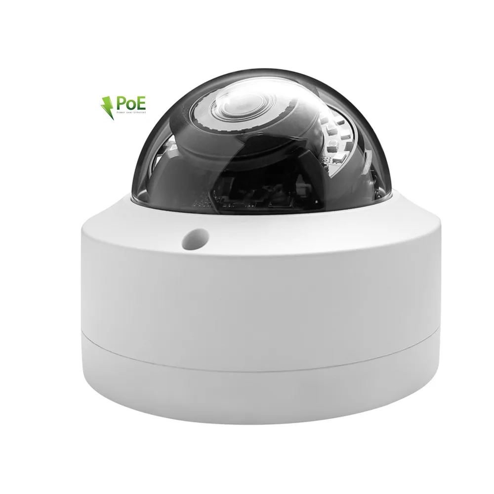 

Factory Supply High Quality 8MP POE IP Security Camera Vandalproof Dome 2.8mm Wide-angle Lens Built-in Audio