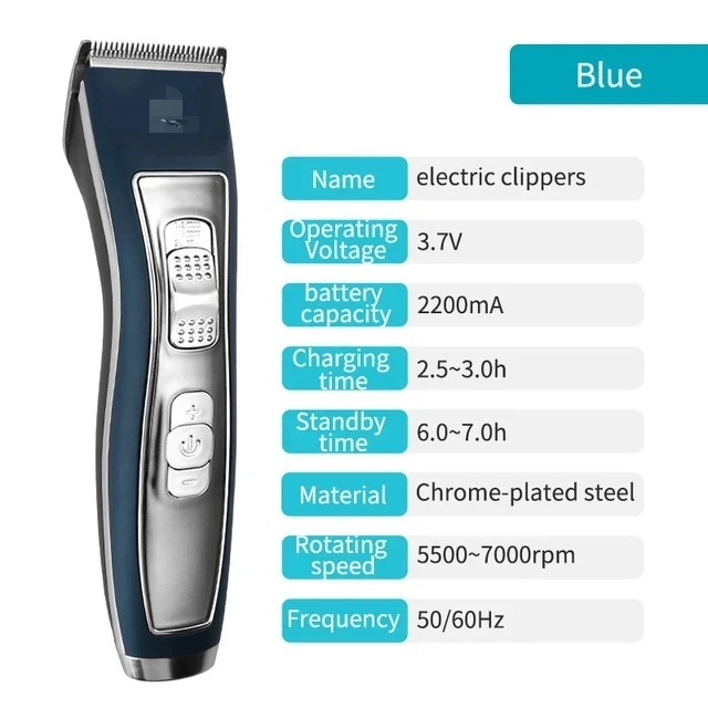 Fenice Electrical Pet Clipper Machine Grooming Kit Rechargeable Pet Cat Dog Hair Trimmer Shaver Set Animals Hair Cutting Dog kit