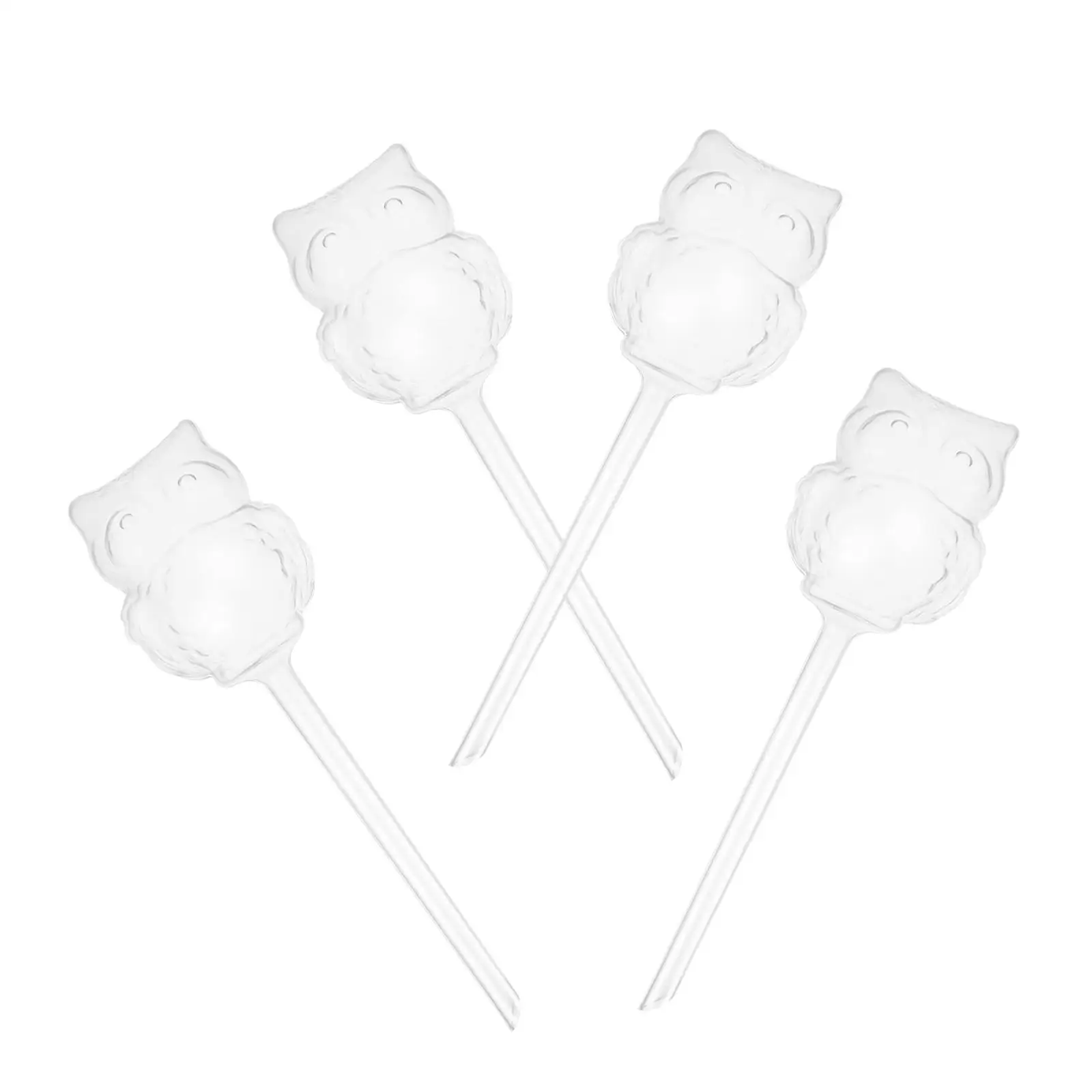 

4 Pcs Watering Device Plant Equipment Bulbs for Indoor Plants Glass Automatic Flower Devices Self-watering Stakes Pvc Drippers