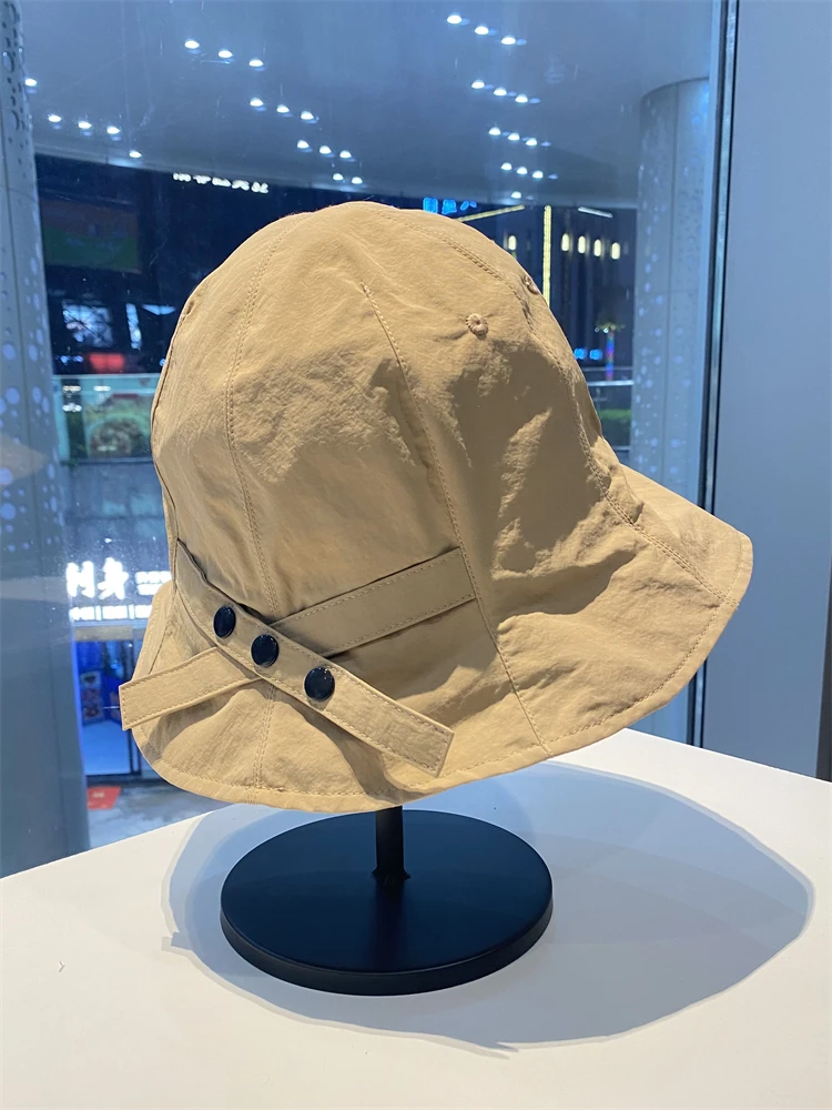 Sun Protection Casual Lightweight Quick Dry Outdoor Hat for Women Summer New Style Face Slimming Bucket Hat Breathable Cap