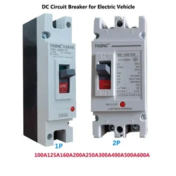 12V 24V 48V 300A 400A 500A 600A DC Circuit Breaker High Power Air Switch Molded Case Circuit Breaker Solar Battery Protector
