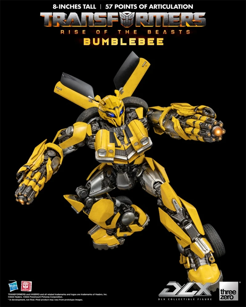 【In Stock】3A Threezero Transformers DLX Bumblebee Rise of The Beasts TF7 Action Figure Boys Collectible Toy