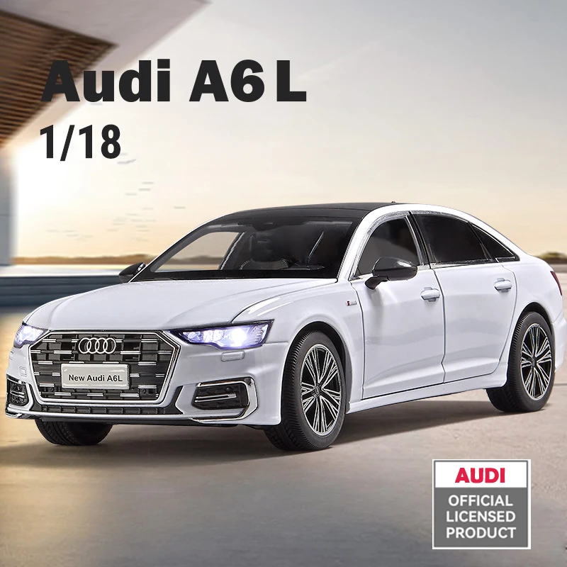 

Моделирование 1/18 Audi A6 модель автомобиля из сплава, звуковой свет, детский литой под давлением металлический автомобиль, игрушка для мальчика, коллекция подарков, миниатюрный домашний декор