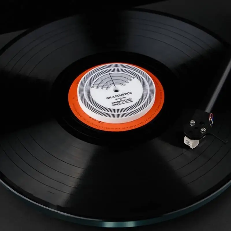 precisione per dischi test velocità fono in vinile per record per calibrazione della testa Rileva l'accesso misurazione della velocità 33/45