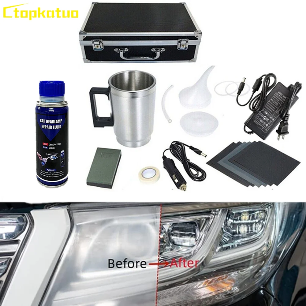 

Чистка фар, жидкий полимер, набор для восстановления лака для фар, химическая полировка, фумигация, средство для удаления царапин с автомобильным светом