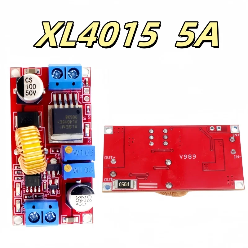 4 шт. XL4015 5A DC в DC 4-38 В в 1,25-36 В регулируемый преобразователь мощности модуль зарядки литиевой батареи