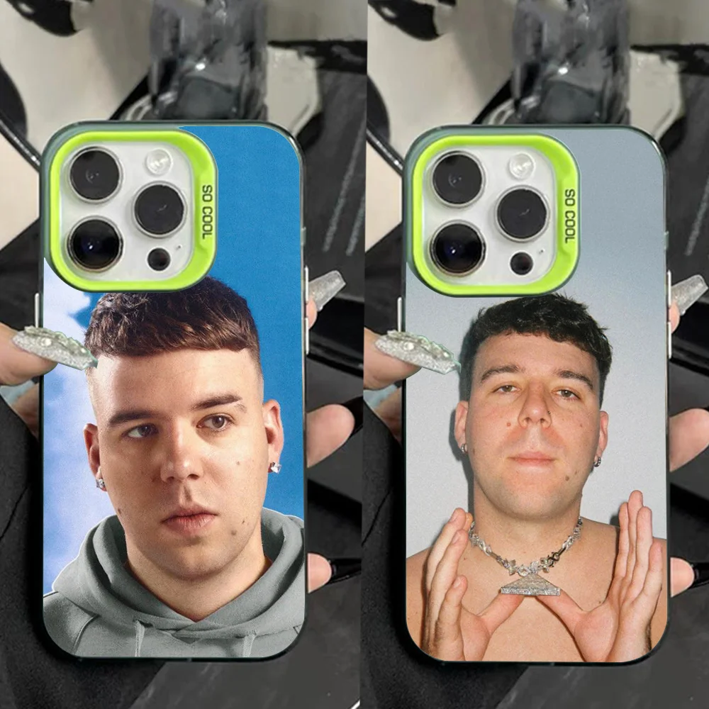 

Quevedo Spanish singer Phone Case For iPhone 16,15,14,13,12,11,Pro,Max,Plus,Mini,XS Anti Fall Green Matte Hard Bumper