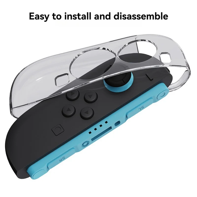 【التصغير الأخير!】لـ Switch 2 حافظة واقية + طقم غطاء زر D-Pad + غطاء عصا التحكم سبليت حافظة واقية لنينتندو سويتش 2