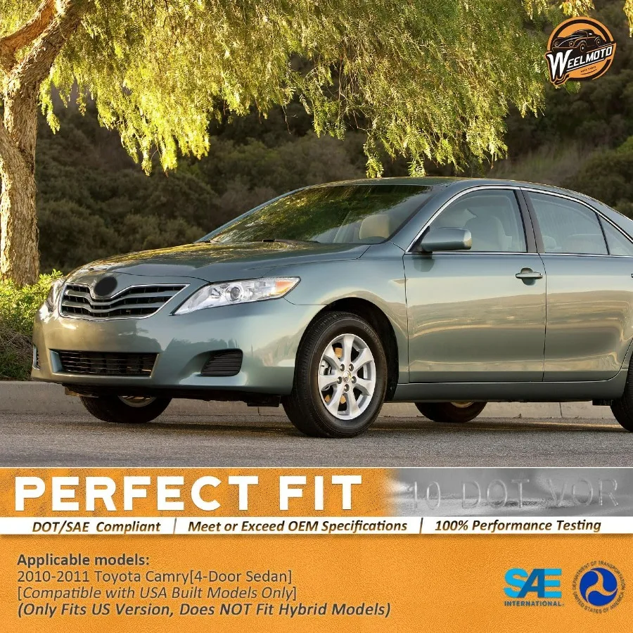 مجموعة المصابيح الأمامية لعام 20102011 2010 2011 كامري 4 أبواب سيدان النسخة الأمريكية متوافقة فقط مع استبدال المصابيح الأمامية 10 11 كامري