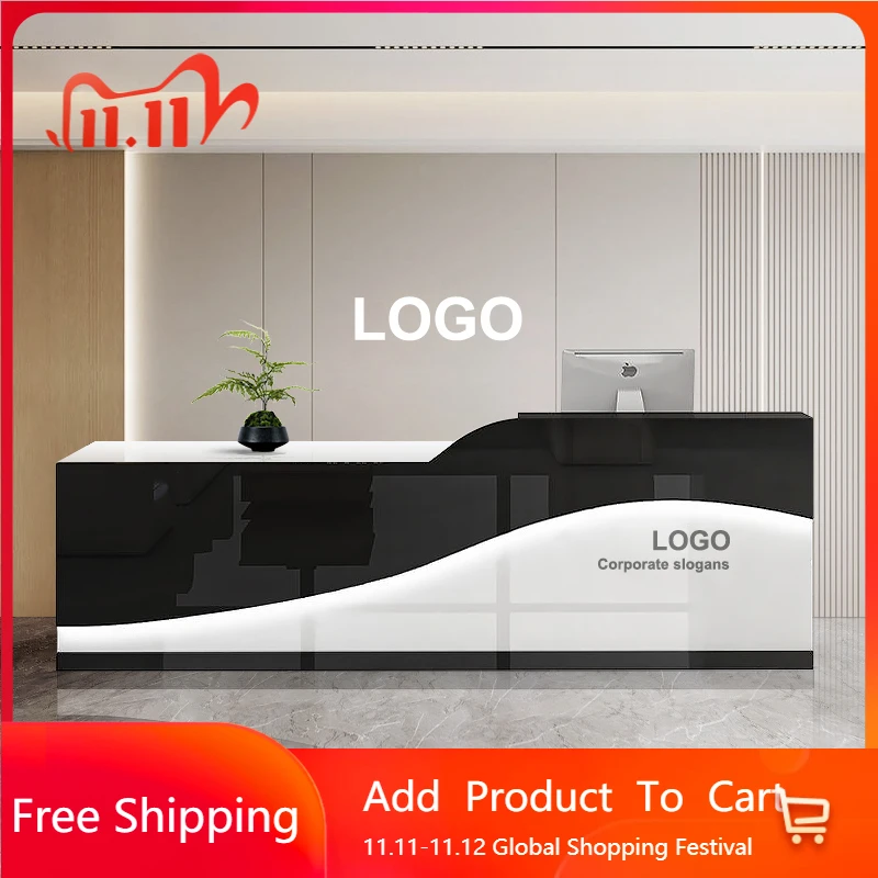 

Aesthetic Salon Reception Desks Display Small Reception Desks Counter Kitchen Mostrador Hallway Empfangtheke Trendy Furniture