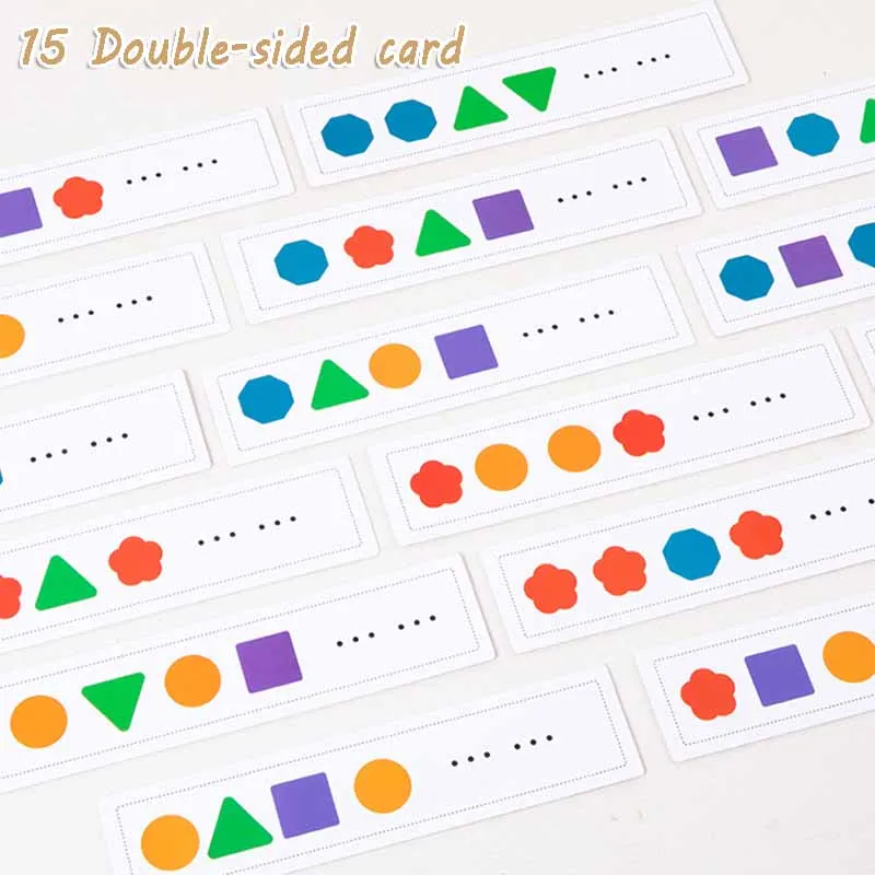 لعبة مطابقة الأشكال للأطفال، مادة مونتيسوري باريش، العثور على القانون، لعبة حسية للفرز العادي، لعبة تعليمية معرفية ذات شكل هندسي