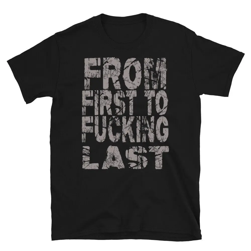 FROM FIRST TO LAST Stacked Words Emo Post-Hardcore Band T-Shirt